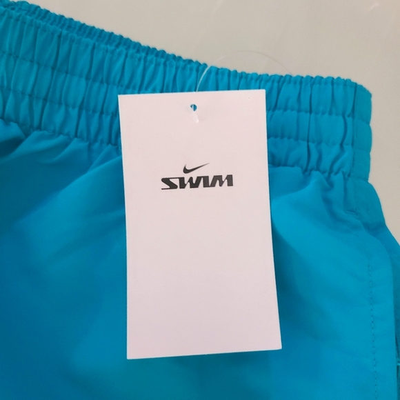 NIKE Swim Essential Lap 5 Volley Blue Shorts - Picture 8 of 13